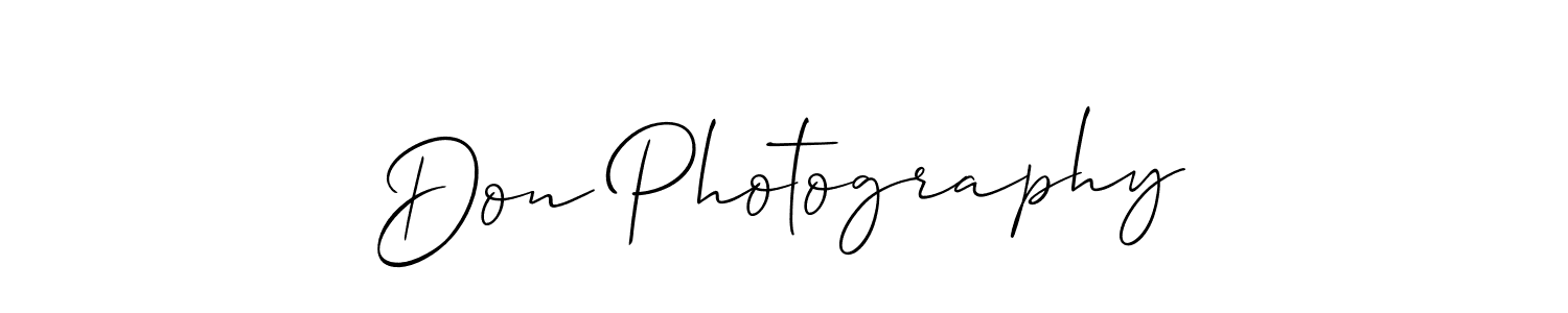 How to make Don Photography name signature. Use Allison_Script style for creating short signs online. This is the latest handwritten sign. Don Photography signature style 2 images and pictures png