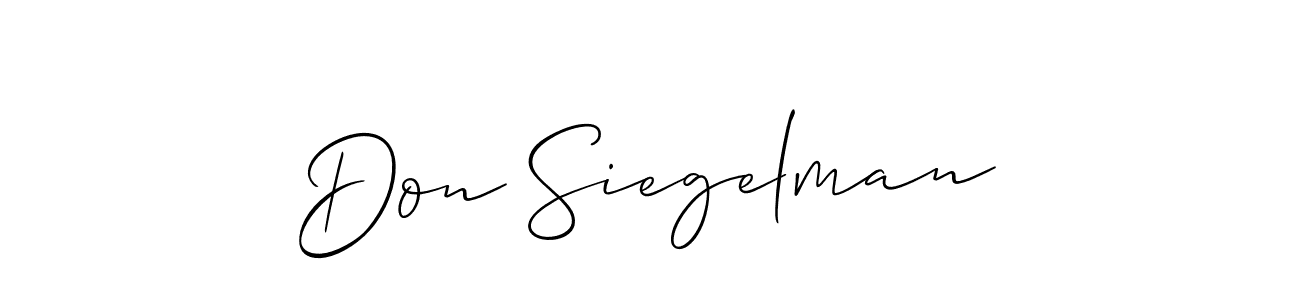 Also we have Don Siegelman name is the best signature style. Create professional handwritten signature collection using Allison_Script autograph style. Don Siegelman signature style 2 images and pictures png