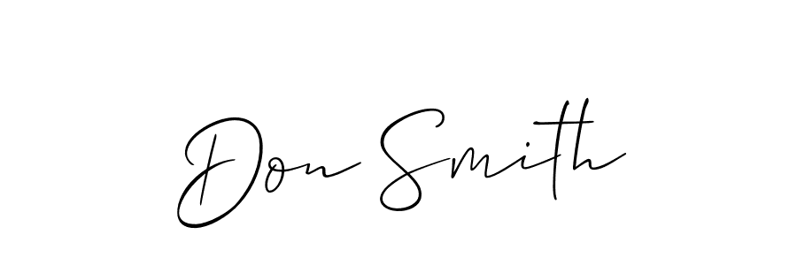 Use a signature maker to create a handwritten signature online. With this signature software, you can design (Allison_Script) your own signature for name Don Smith. Don Smith signature style 2 images and pictures png