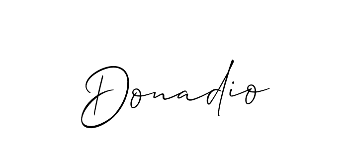 Similarly Allison_Script is the best handwritten signature design. Signature creator online .You can use it as an online autograph creator for name Donadio. Donadio signature style 2 images and pictures png