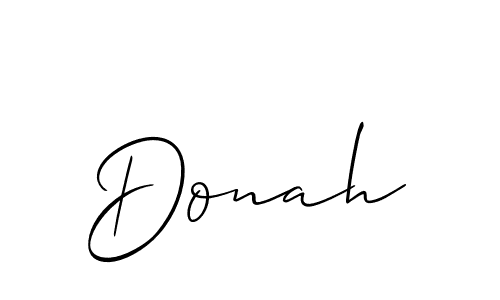 Best and Professional Signature Style for Donah. Allison_Script Best Signature Style Collection. Donah signature style 2 images and pictures png