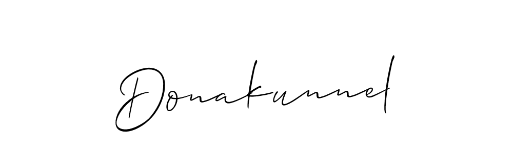 Donakunnel stylish signature style. Best Handwritten Sign (Allison_Script) for my name. Handwritten Signature Collection Ideas for my name Donakunnel. Donakunnel signature style 2 images and pictures png