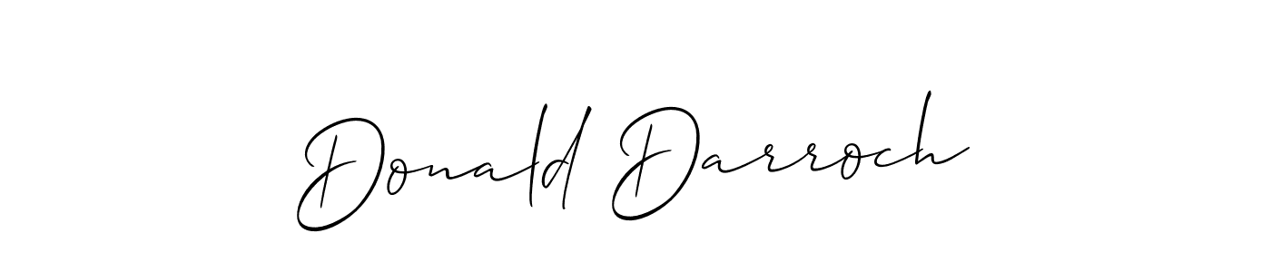 This is the best signature style for the Donald Darroch name. Also you like these signature font (Allison_Script). Mix name signature. Donald Darroch signature style 2 images and pictures png