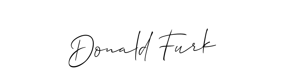 Make a beautiful signature design for name Donald Furk. Use this online signature maker to create a handwritten signature for free. Donald Furk signature style 2 images and pictures png