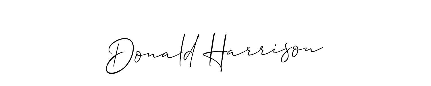 This is the best signature style for the Donald Harrison name. Also you like these signature font (Allison_Script). Mix name signature. Donald Harrison signature style 2 images and pictures png