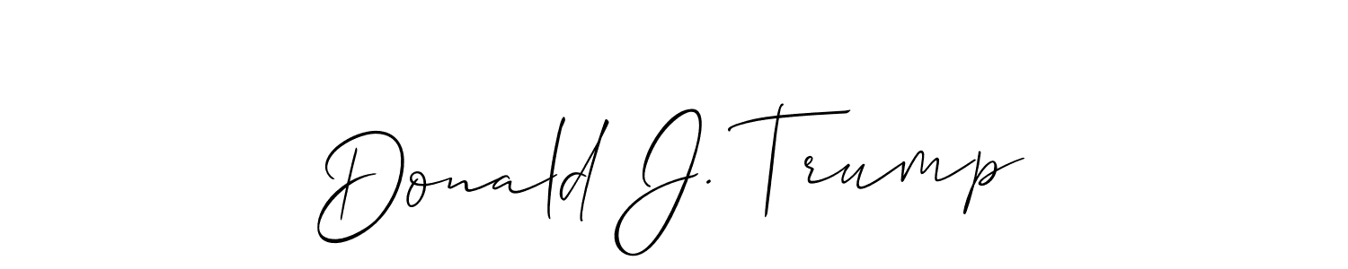 You can use this online signature creator to create a handwritten signature for the name Donald J. Trump. This is the best online autograph maker. Donald J. Trump signature style 2 images and pictures png