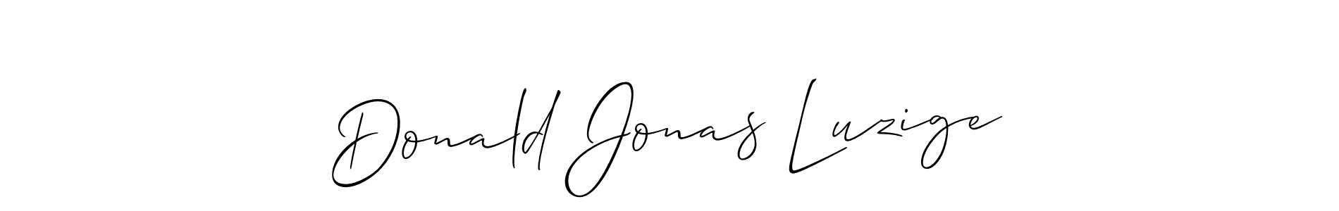 Best and Professional Signature Style for Donald Jonas Luzige. Allison_Script Best Signature Style Collection. Donald Jonas Luzige signature style 2 images and pictures png