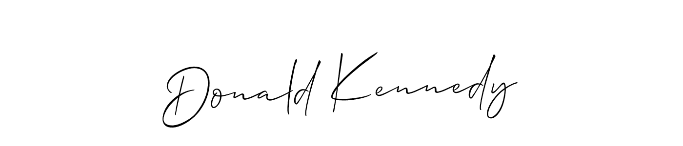 Check out images of Autograph of Donald Kennedy name. Actor Donald Kennedy Signature Style. Allison_Script is a professional sign style online. Donald Kennedy signature style 2 images and pictures png