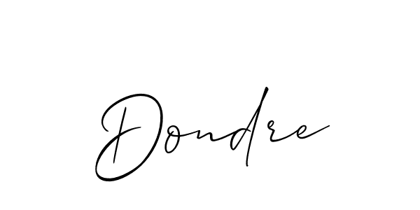 Make a beautiful signature design for name Dondre. Use this online signature maker to create a handwritten signature for free. Dondre signature style 2 images and pictures png
