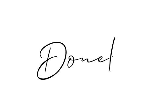 Also You can easily find your signature by using the search form. We will create Donel name handwritten signature images for you free of cost using Allison_Script sign style. Donel signature style 2 images and pictures png