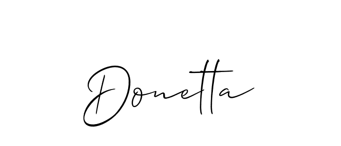 Make a beautiful signature design for name Donetta. Use this online signature maker to create a handwritten signature for free. Donetta signature style 2 images and pictures png