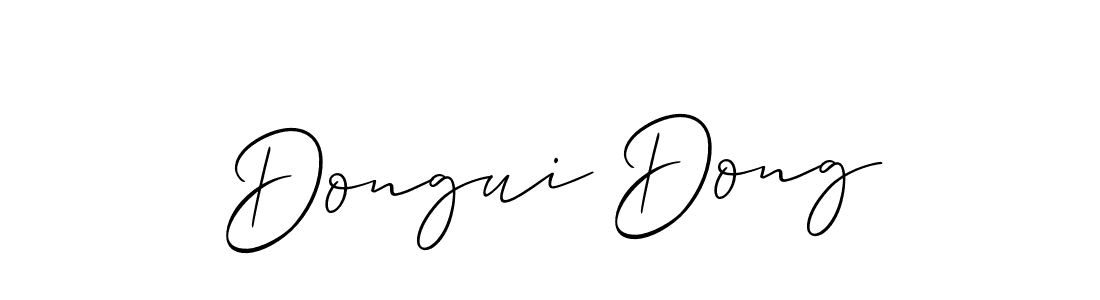 Once you've used our free online signature maker to create your best signature Allison_Script style, it's time to enjoy all of the benefits that Dongui Dong name signing documents. Dongui Dong signature style 2 images and pictures png