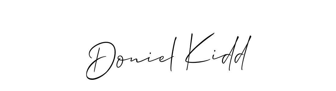 How to Draw Doniel Kidd signature style? Allison_Script is a latest design signature styles for name Doniel Kidd. Doniel Kidd signature style 2 images and pictures png