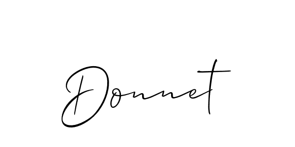 Similarly Allison_Script is the best handwritten signature design. Signature creator online .You can use it as an online autograph creator for name Donnet. Donnet signature style 2 images and pictures png