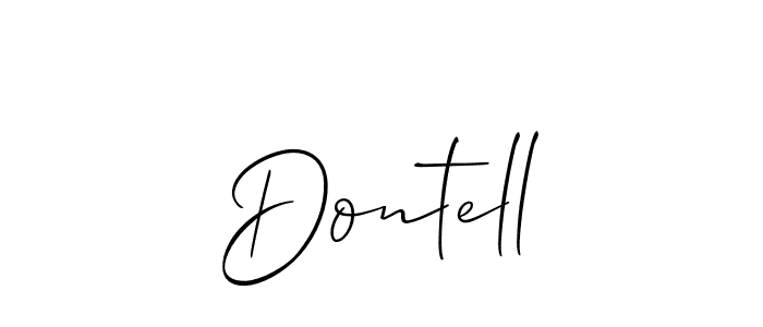 Make a beautiful signature design for name Dontell. Use this online signature maker to create a handwritten signature for free. Dontell signature style 2 images and pictures png