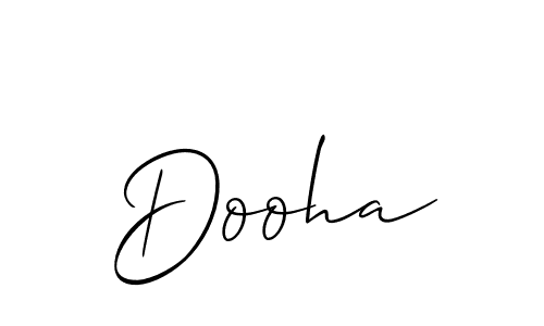 How to Draw Dooha signature style? Allison_Script is a latest design signature styles for name Dooha. Dooha signature style 2 images and pictures png