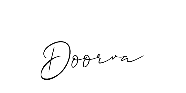 You can use this online signature creator to create a handwritten signature for the name Doorva. This is the best online autograph maker. Doorva signature style 2 images and pictures png