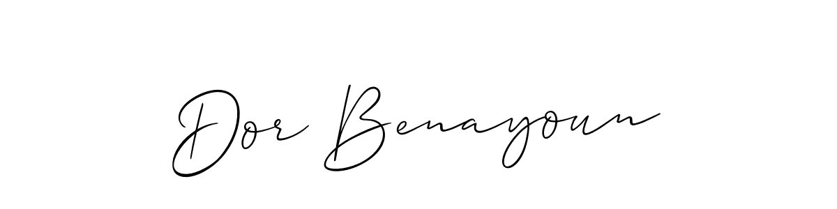 Make a beautiful signature design for name Dor Benayoun. Use this online signature maker to create a handwritten signature for free. Dor Benayoun signature style 2 images and pictures png