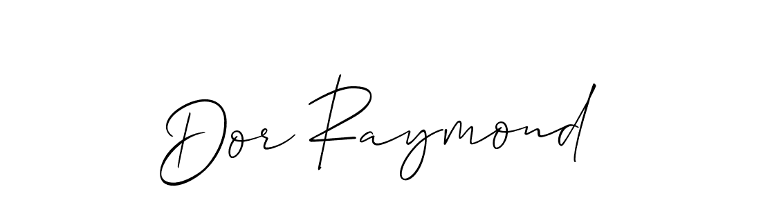 How to make Dor Raymond name signature. Use Allison_Script style for creating short signs online. This is the latest handwritten sign. Dor Raymond signature style 2 images and pictures png
