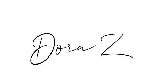 Make a beautiful signature design for name Dora Z. Use this online signature maker to create a handwritten signature for free. Dora Z signature style 2 images and pictures png