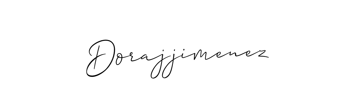 It looks lik you need a new signature style for name Dorajjimenez. Design unique handwritten (Allison_Script) signature with our free signature maker in just a few clicks. Dorajjimenez signature style 2 images and pictures png