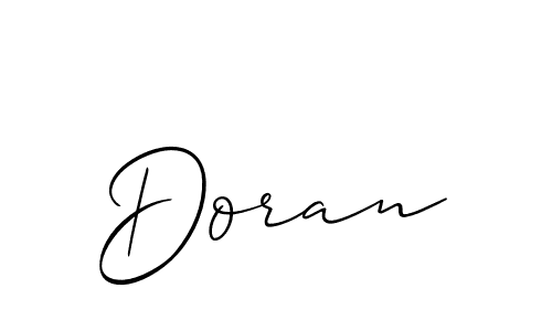 The best way (Allison_Script) to make a short signature is to pick only two or three words in your name. The name Doran include a total of six letters. For converting this name. Doran signature style 2 images and pictures png