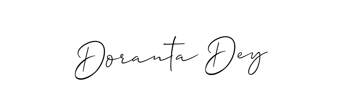 Best and Professional Signature Style for Doranta Dey. Allison_Script Best Signature Style Collection. Doranta Dey signature style 2 images and pictures png