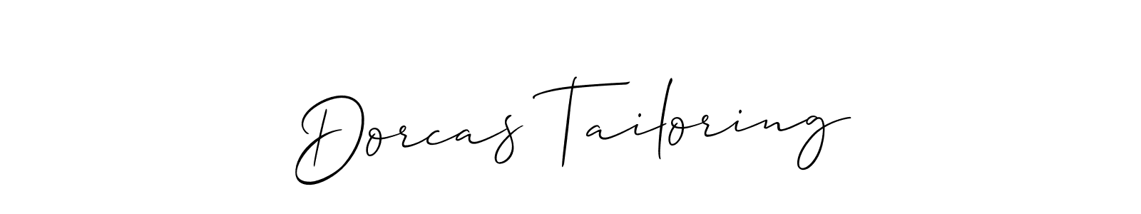 Once you've used our free online signature maker to create your best signature Allison_Script style, it's time to enjoy all of the benefits that Dorcas Tailoring name signing documents. Dorcas Tailoring signature style 2 images and pictures png