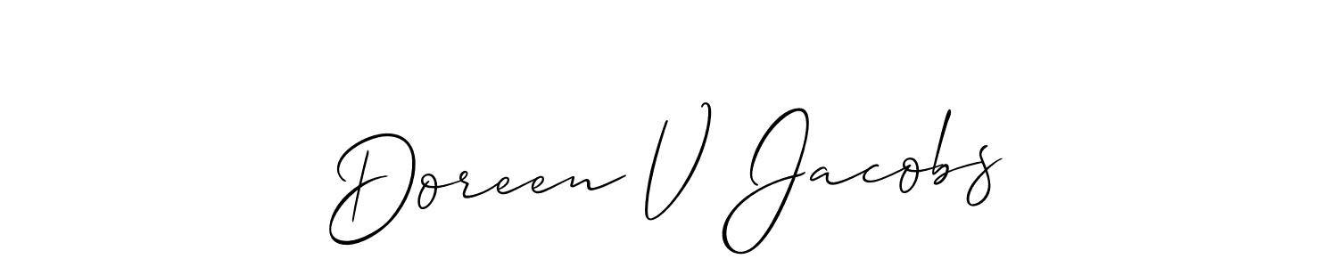Here are the top 10 professional signature styles for the name Doreen V Jacobs. These are the best autograph styles you can use for your name. Doreen V Jacobs signature style 2 images and pictures png