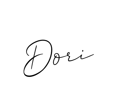 Make a beautiful signature design for name Dori. With this signature (Allison_Script) style, you can create a handwritten signature for free. Dori signature style 2 images and pictures png