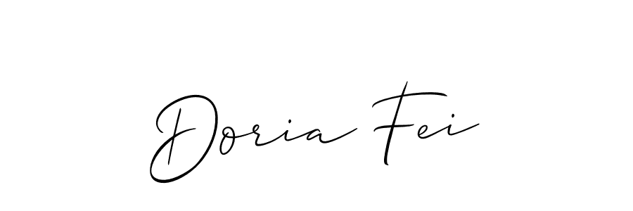 Also we have Doria Fei name is the best signature style. Create professional handwritten signature collection using Allison_Script autograph style. Doria Fei signature style 2 images and pictures png