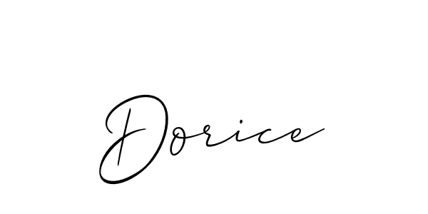 Also we have Dorice name is the best signature style. Create professional handwritten signature collection using Allison_Script autograph style. Dorice signature style 2 images and pictures png