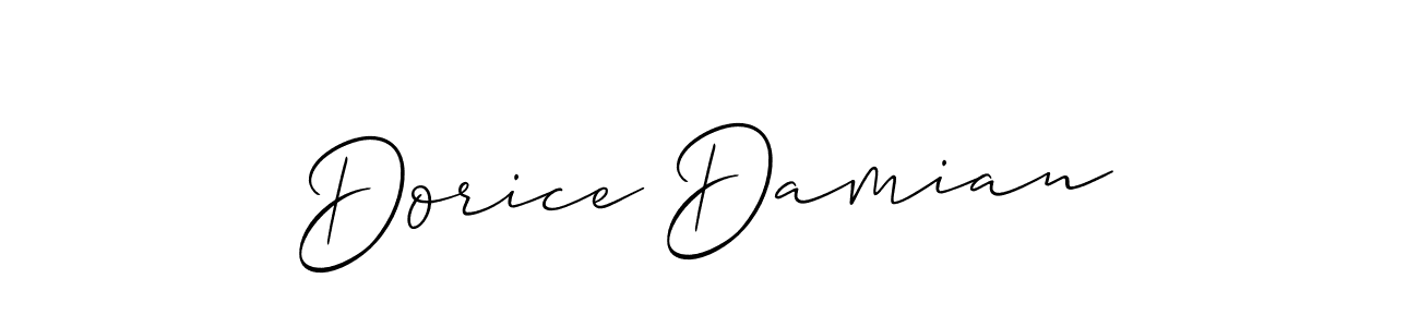 See photos of Dorice Damian official signature by Spectra . Check more albums & portfolios. Read reviews & check more about Allison_Script font. Dorice Damian signature style 2 images and pictures png