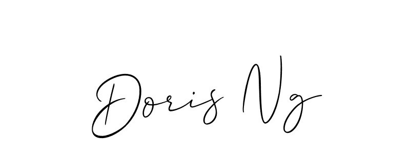 This is the best signature style for the Doris Ng name. Also you like these signature font (Allison_Script). Mix name signature. Doris Ng signature style 2 images and pictures png