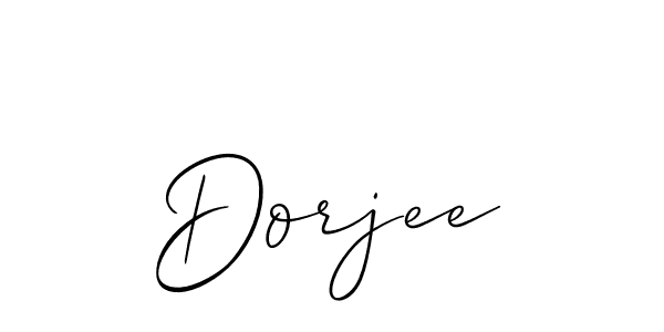 Best and Professional Signature Style for Dorjee. Allison_Script Best Signature Style Collection. Dorjee signature style 2 images and pictures png