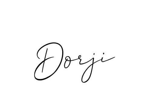 Use a signature maker to create a handwritten signature online. With this signature software, you can design (Allison_Script) your own signature for name Dorji. Dorji signature style 2 images and pictures png