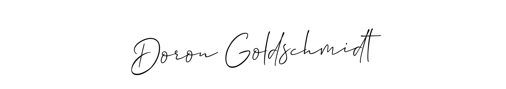 It looks lik you need a new signature style for name Doron Goldschmidt. Design unique handwritten (Allison_Script) signature with our free signature maker in just a few clicks. Doron Goldschmidt signature style 2 images and pictures png