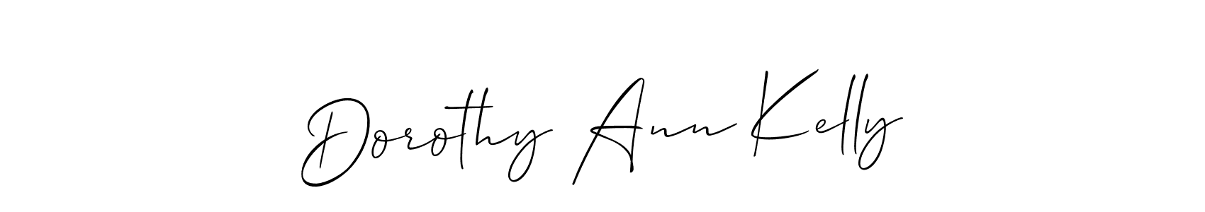 How to Draw Dorothy Ann Kelly signature style? Allison_Script is a latest design signature styles for name Dorothy Ann Kelly. Dorothy Ann Kelly signature style 2 images and pictures png