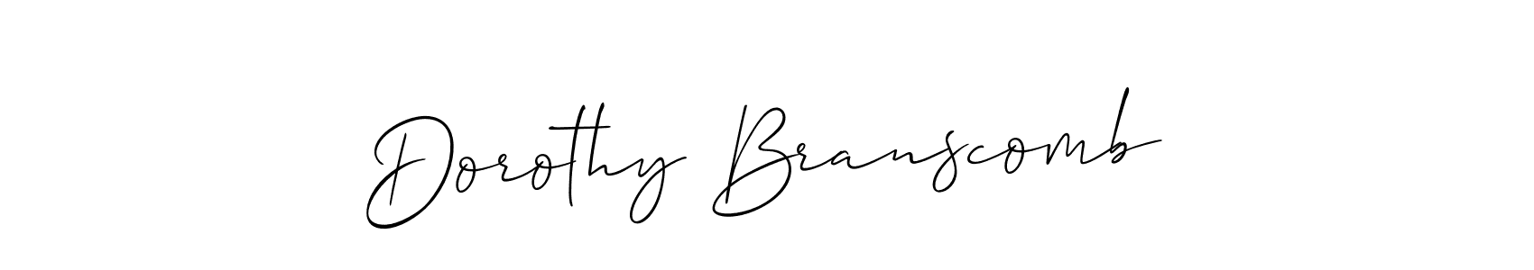 Make a beautiful signature design for name Dorothy Branscomb. Use this online signature maker to create a handwritten signature for free. Dorothy Branscomb signature style 2 images and pictures png