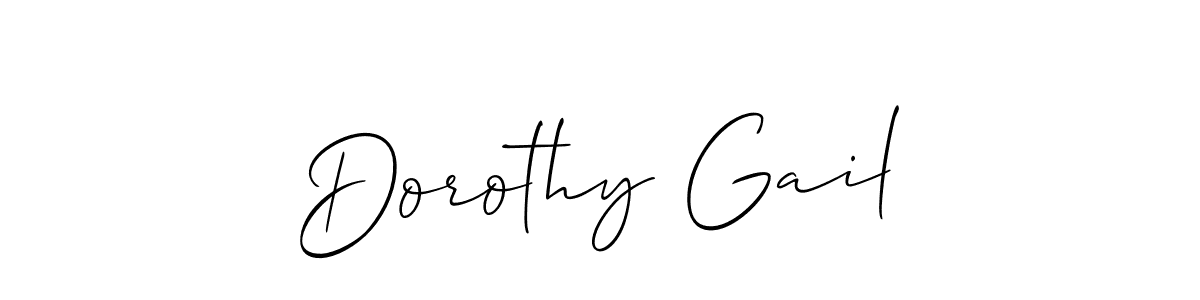 Make a beautiful signature design for name Dorothy Gail. Use this online signature maker to create a handwritten signature for free. Dorothy Gail signature style 2 images and pictures png