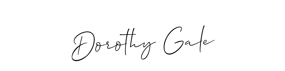 How to make Dorothy Gale name signature. Use Allison_Script style for creating short signs online. This is the latest handwritten sign. Dorothy Gale signature style 2 images and pictures png