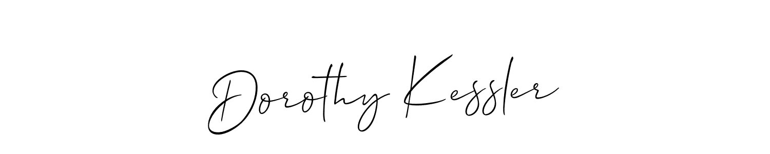 Make a beautiful signature design for name Dorothy Kessler. With this signature (Allison_Script) style, you can create a handwritten signature for free. Dorothy Kessler signature style 2 images and pictures png