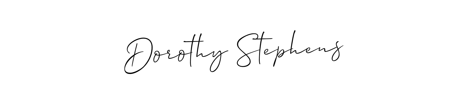 Also we have Dorothy Stephens name is the best signature style. Create professional handwritten signature collection using Allison_Script autograph style. Dorothy Stephens signature style 2 images and pictures png