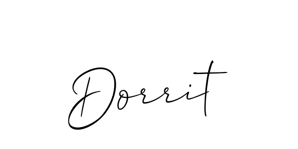 Similarly Allison_Script is the best handwritten signature design. Signature creator online .You can use it as an online autograph creator for name Dorrit. Dorrit signature style 2 images and pictures png