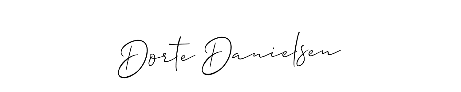 Here are the top 10 professional signature styles for the name Dorte Danielsen. These are the best autograph styles you can use for your name. Dorte Danielsen signature style 2 images and pictures png