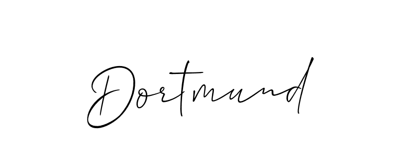 Also we have Dortmund name is the best signature style. Create professional handwritten signature collection using Allison_Script autograph style. Dortmund signature style 2 images and pictures png