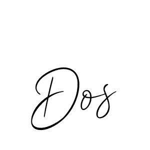 if you are searching for the best signature style for your name Dos. so please give up your signature search. here we have designed multiple signature styles  using Allison_Script. Dos signature style 2 images and pictures png