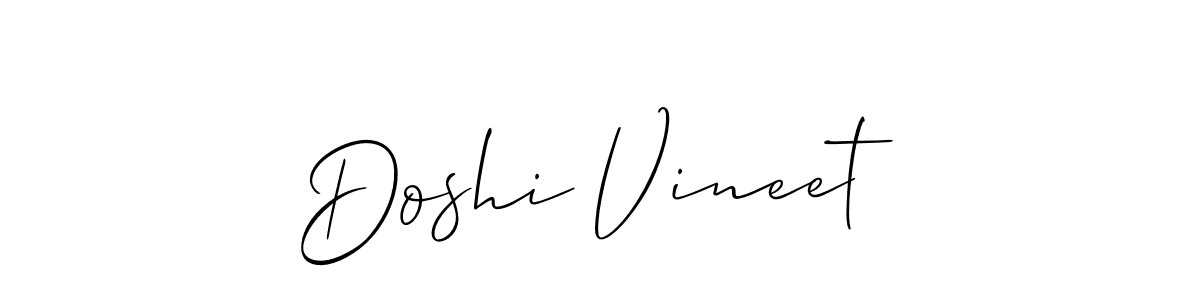 Also You can easily find your signature by using the search form. We will create Doshi Vineet name handwritten signature images for you free of cost using Allison_Script sign style. Doshi Vineet signature style 2 images and pictures png