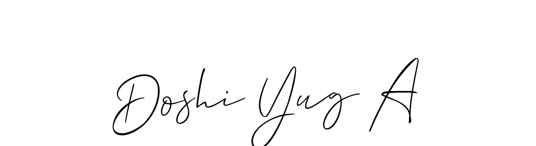 Make a beautiful signature design for name Doshi Yug A. Use this online signature maker to create a handwritten signature for free. Doshi Yug A signature style 2 images and pictures png