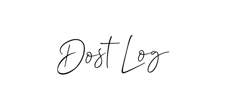 Create a beautiful signature design for name Dost Log. With this signature (Allison_Script) fonts, you can make a handwritten signature for free. Dost Log signature style 2 images and pictures png